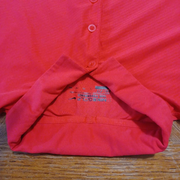 Nike Golf Tour Performance Dri Fit Polo Shirt Mens Size XXL Red. See pictures fo - Picture 3 of 6